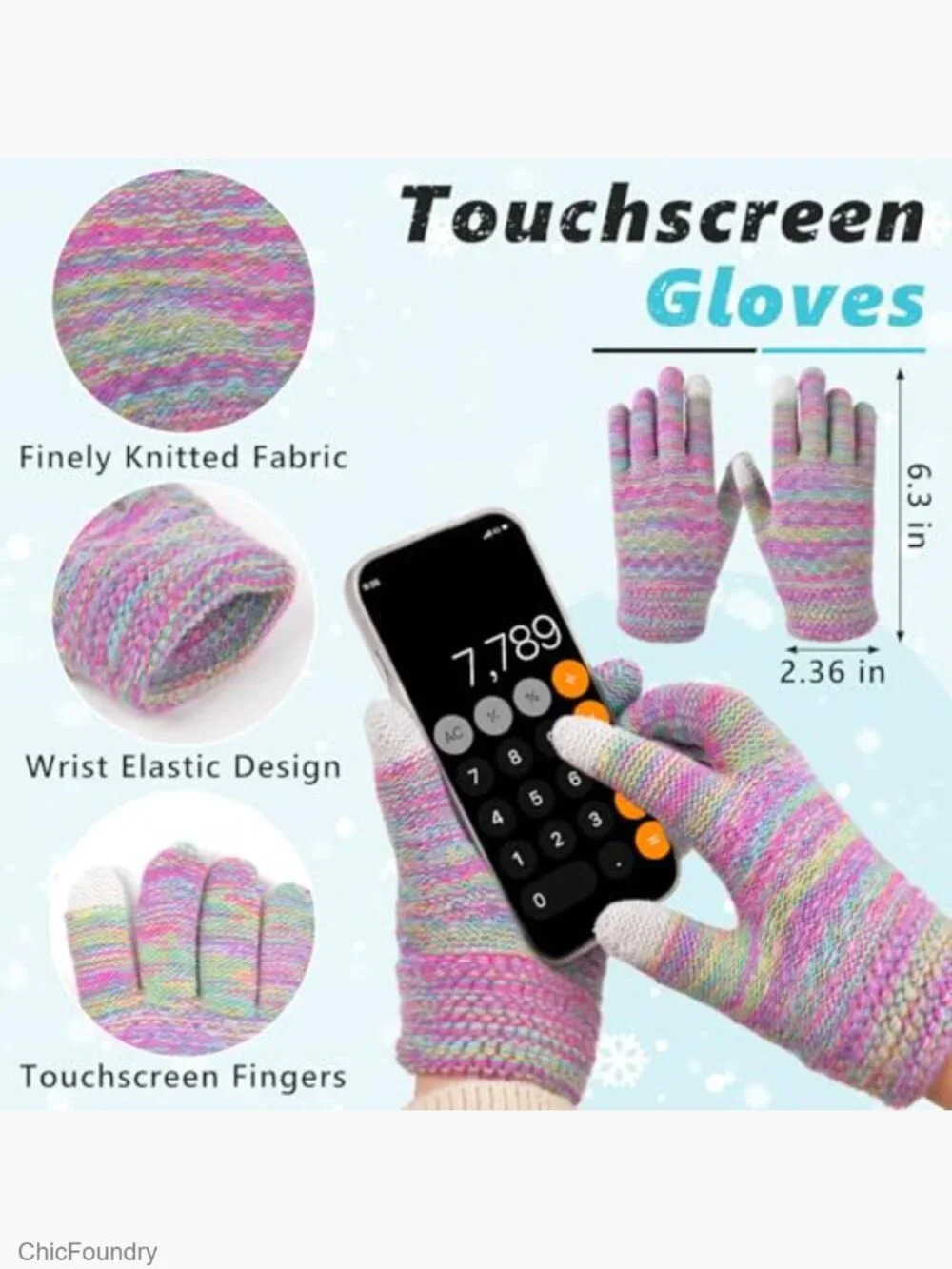 Kids Winter Hat Gloves Set - 4 Pcs Fleece Lined Beanie Scarf Mittens Socks for